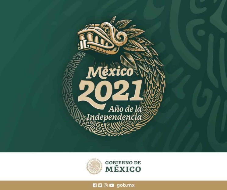 Quetzalcóatl, imagen oficial de las conmemoraciones de 2021