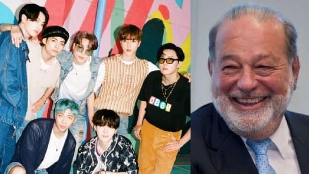 Fans piden a Carlos Slim traer a BTS a México