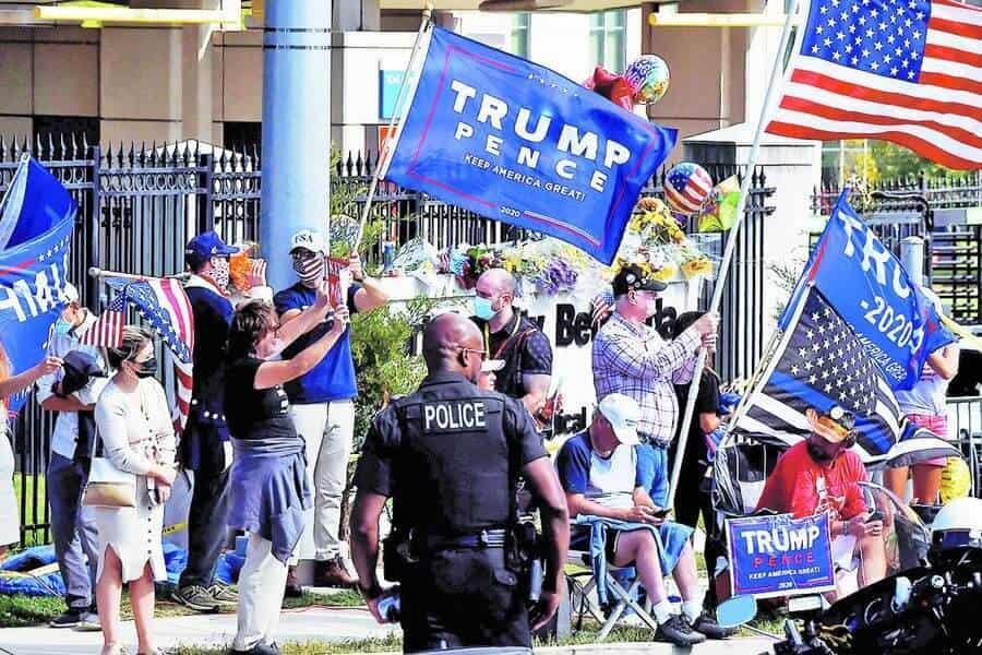 Preparan partidarios de Trump una manifestación salvaje Preparan partidarios de Trump una manifestación salvaje