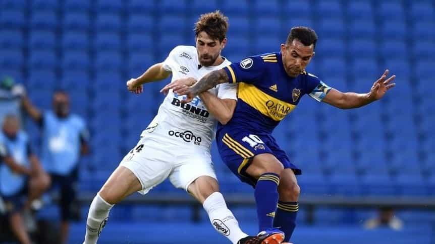 Boca y Santos se guardan los goles Boca y Santos se guardan los goles