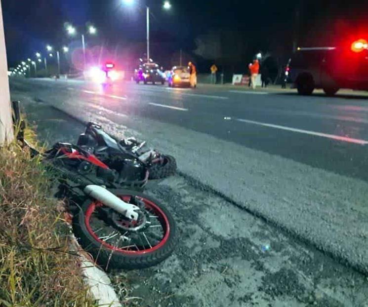 Resulta motociclista herido en choque Resulta motociclista herido en choque