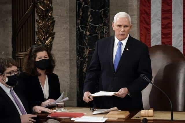 Niega Pence tener el poder para rechazar votos electorales Niega Pence tener el poder para rechazar votos electorales