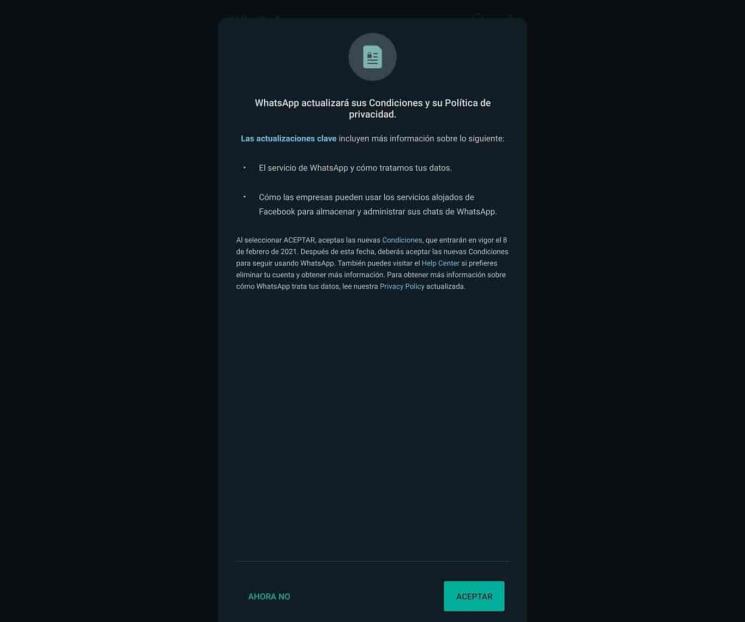 Qué es el aviso de privacidad de WhatsApp y qué ocurre si no Qué es el aviso de privacidad de WhatsApp y qué ocurre si no