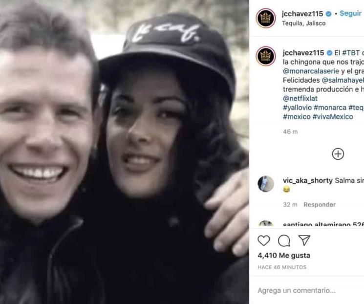 JC Chávez publica foto que confirmaría romance con Salma JC Chávez publica foto que confirmaría romance con Salma