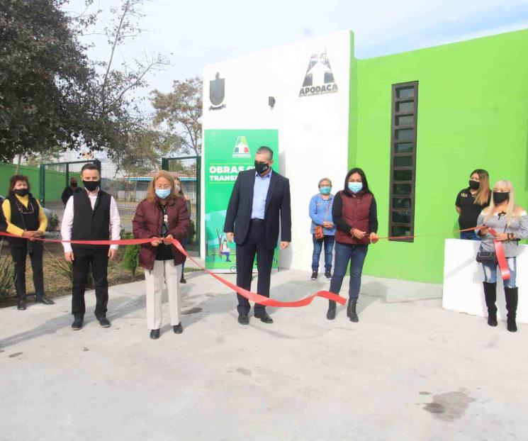 Inauguran salón polivalente en Apodaca Inauguran salón polivalente en Apodaca