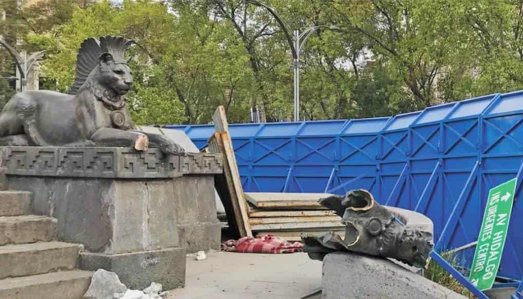 Liberan a los detenidos por daño a monumento Liberan a los detenidos por daño a monumento