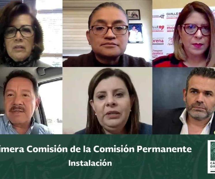 Se instala la Primera Comisión de la Permanente Se instala la Primera Comisión de la Permanente
