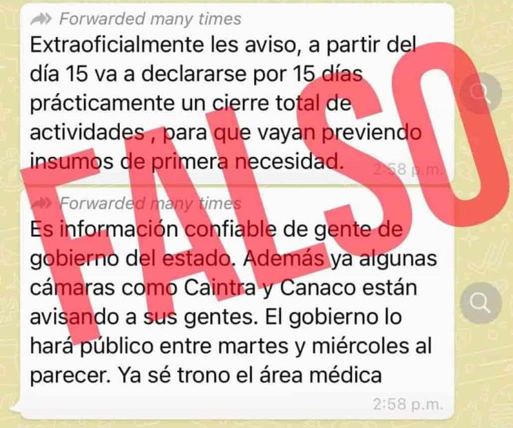 Falso cierre total de comercios por dos semanas: Bronco Falso cierre total de comercios por dos semanas: Bronco