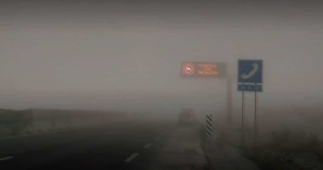 Ocasiona neblina cierre de autopista Ocasiona neblina cierre de autopista