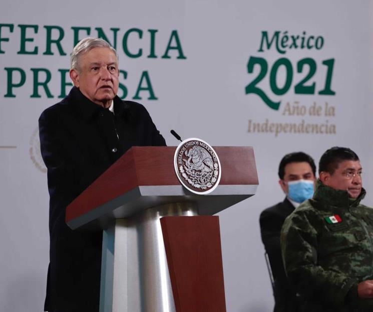 AMLO prevé ser vacunado contra Covid a finales de febrero