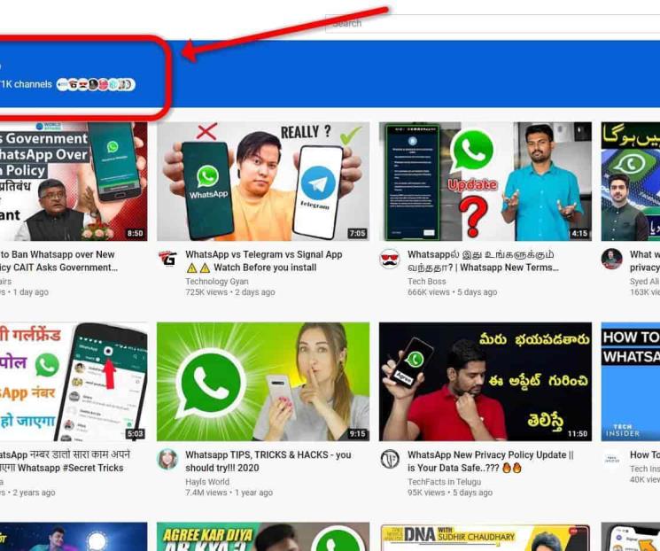 Nueva forma de navegar por Youtube usando hashtags