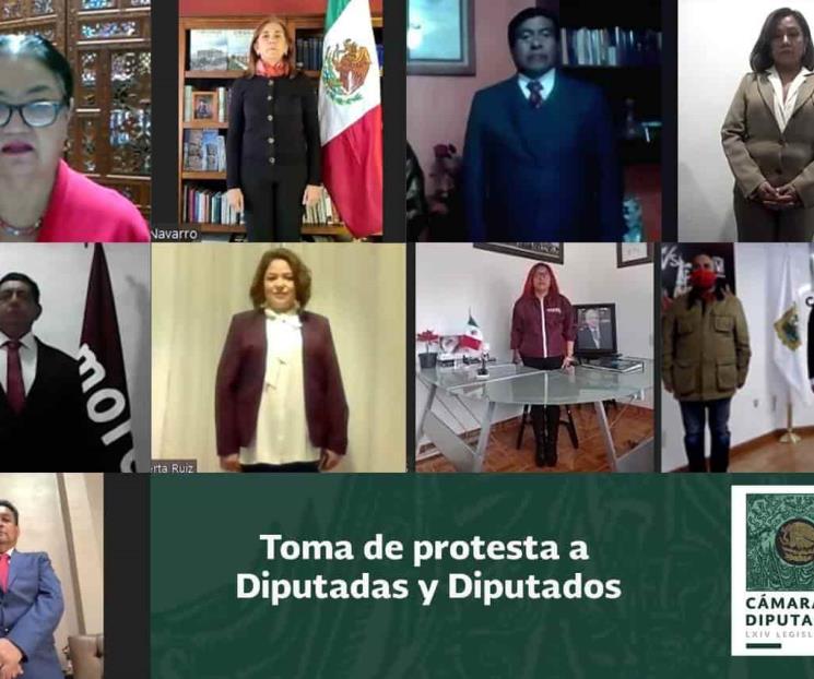 Toma protesta constitucional a ocho diputadas y diputados Toma protesta constitucional a ocho diputadas y diputados