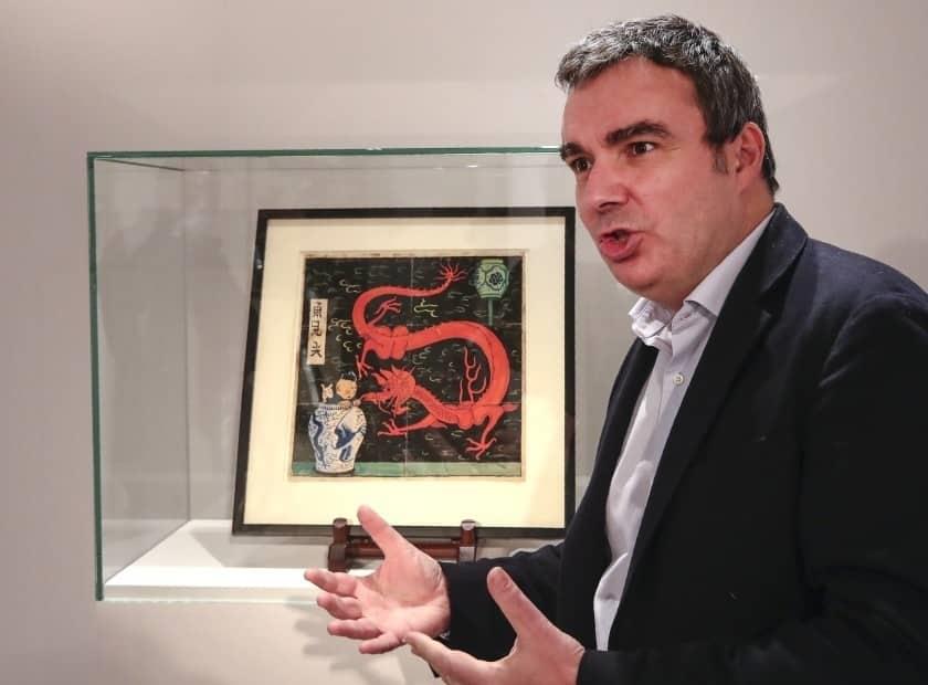 Arte de Tintín se subasta en París Arte de Tintín se subasta en París