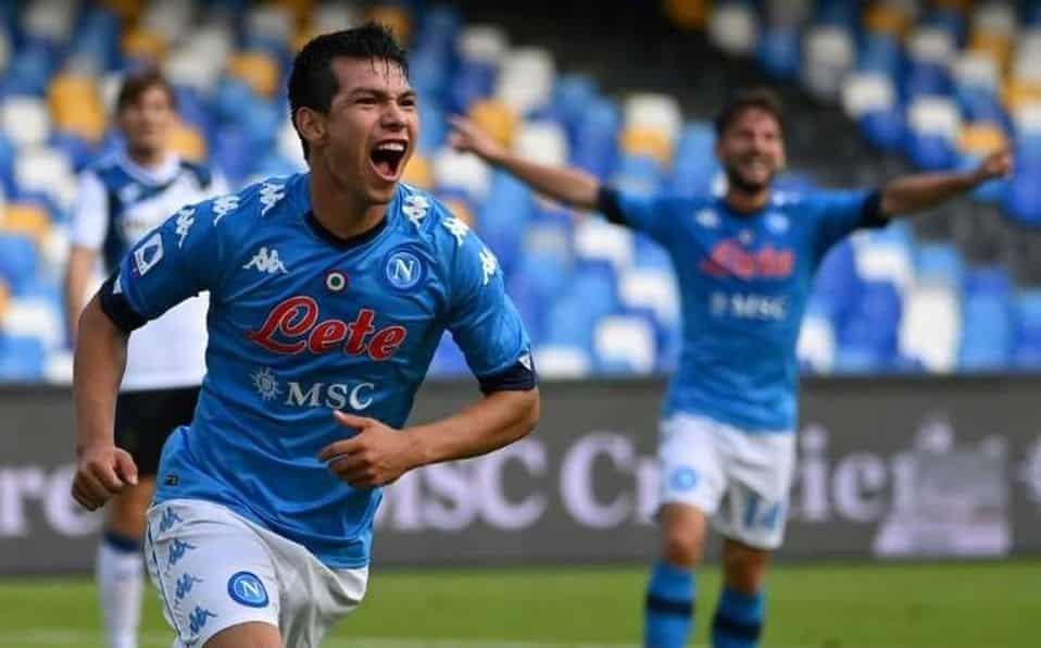 Lozano marca golazo en la Copa de Italia Lozano marca golazo en la Copa de Italia