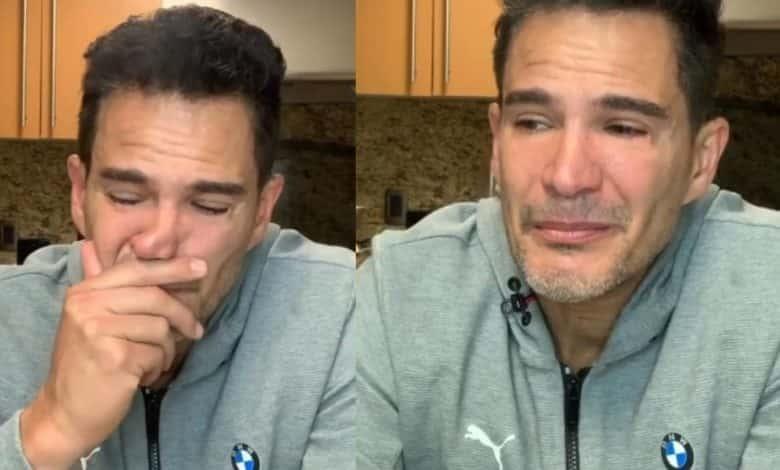 Julio Camejo llora la muerte de su madre Julio Camejo llora la muerte de su madre