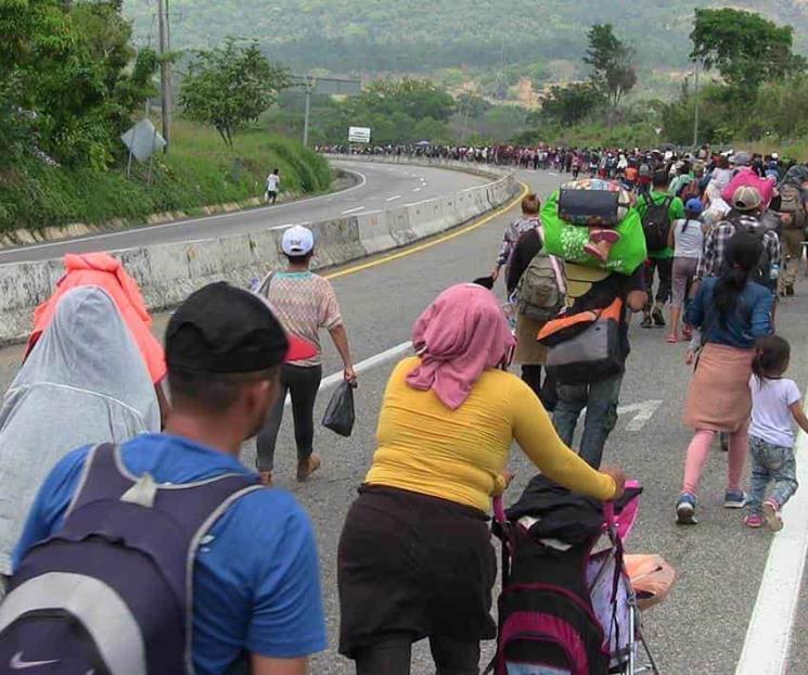 En guardia por caravana de migrantes hondureños En guardia por caravana de migrantes hondureños