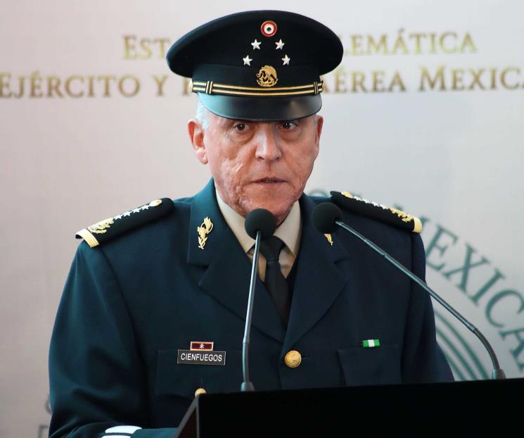EU se reserva derecho de reiniciar proceso contra Cienfuegos EU se reserva derecho de reiniciar proceso contra Cienfuegos