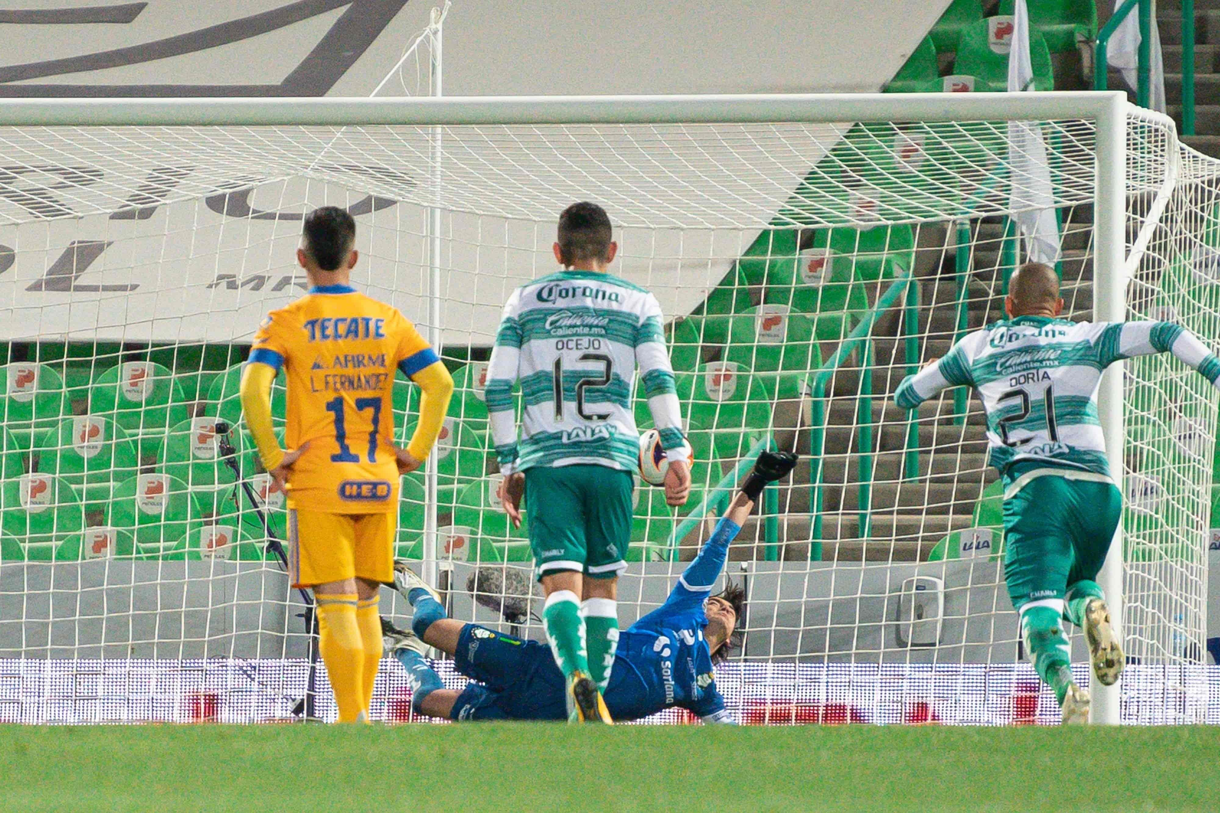 Caen Tigres 0-1 ante Santos