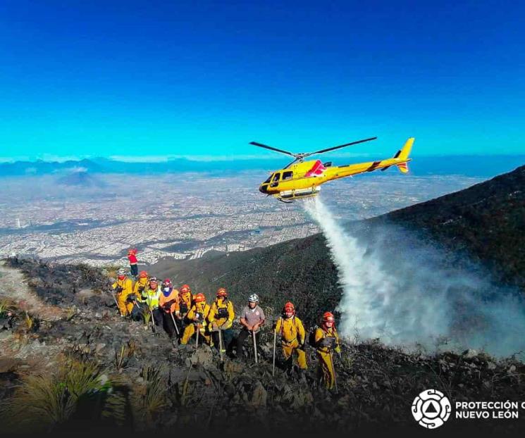 Sofocan incendio en Cerro de la Silla Sofocan incendio en Cerro de la Silla
