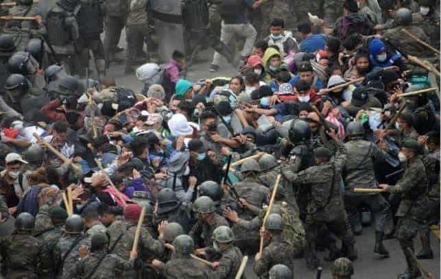Preocupa uso de fuerza contra caravana migrante en Guatemala