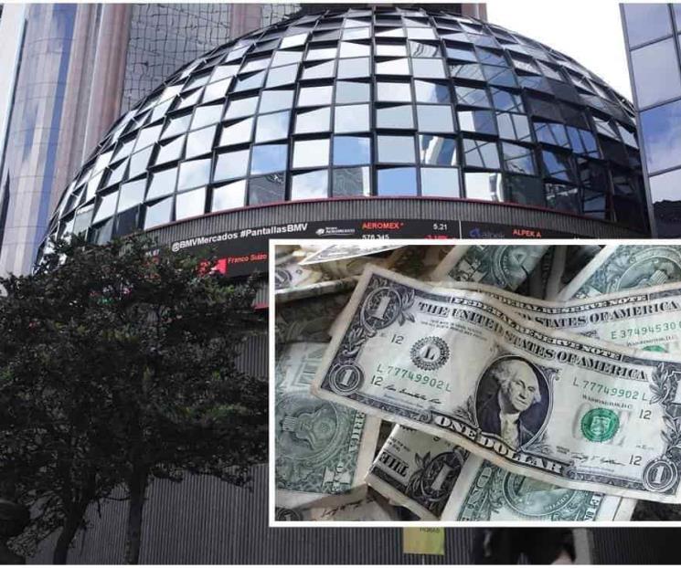 BMV cae por segundo día; peso cierra en su mejor nivel