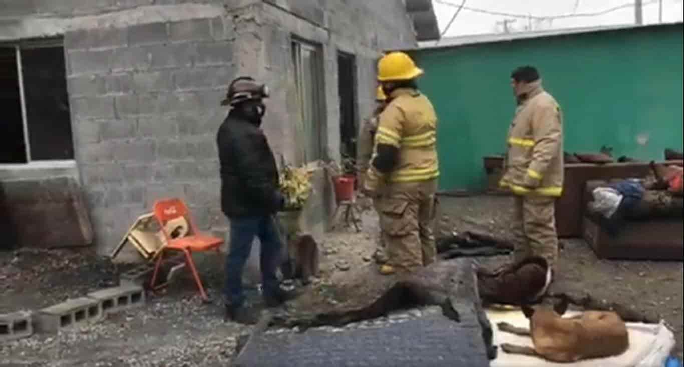 Se reportó un incendio de una casa del llamado Rancho California