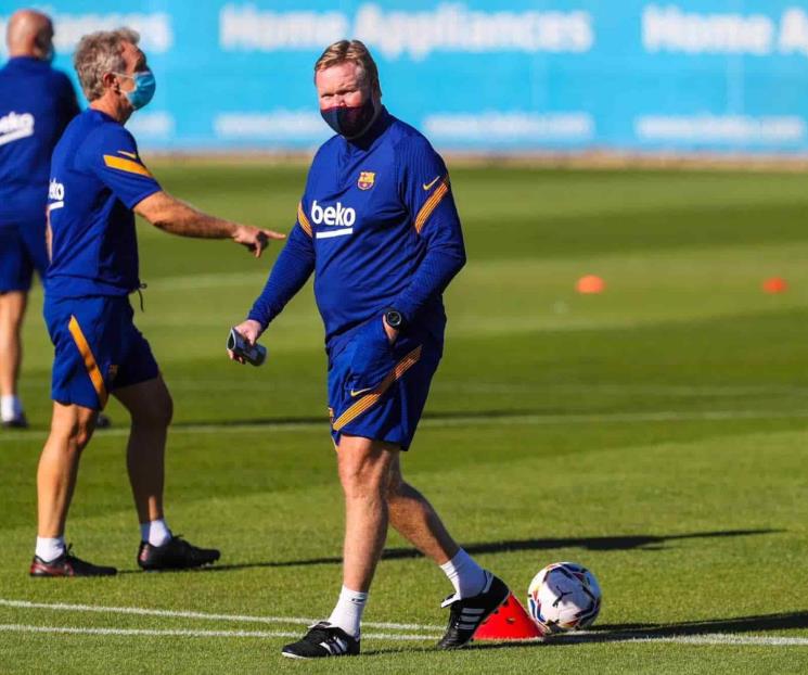 Koeman le dice a sus jugadores que se tiren