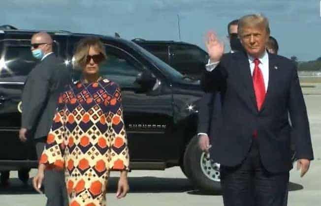 Melania desaira a Trump y lo deja solo en Florida