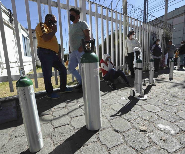 Alertan sobre fraudes con tanques de oxígeno Alertan sobre fraudes con tanques de oxígeno