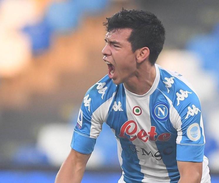 Chucky Lozano anota con el Napoli a los ocho segundos