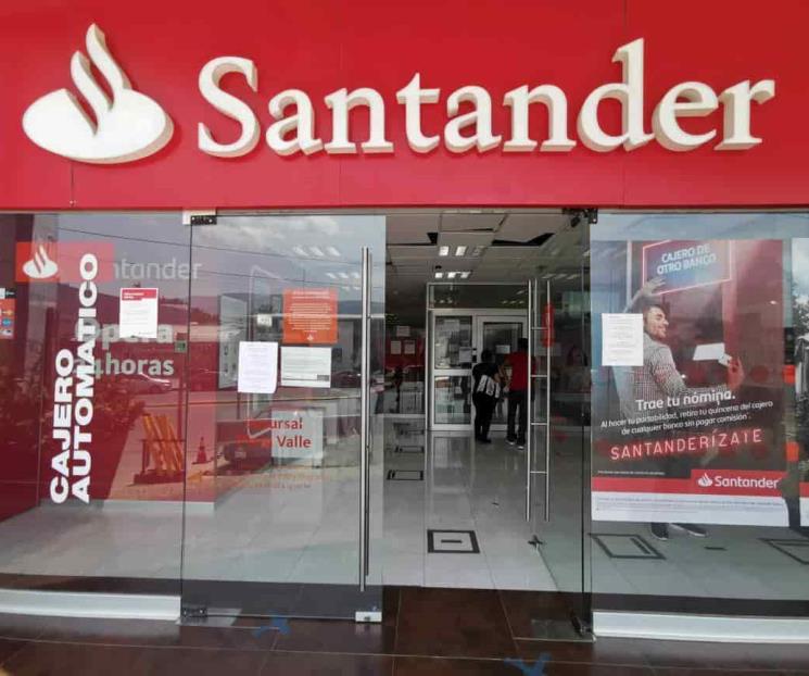 Rechaza Santander multa de Cofece; va a tribunales Rechaza Santander multa de Cofece; va a tribunales