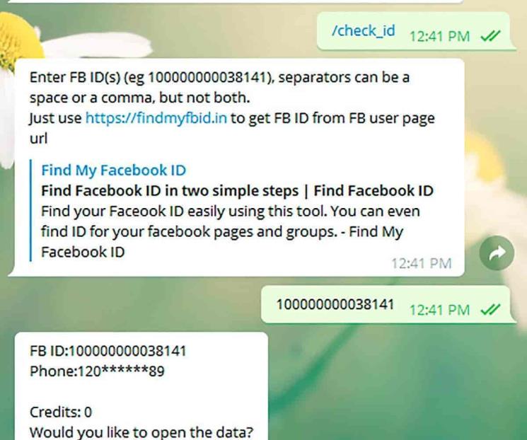 Números de teléfono filtrados de Facebook quedan expuestos