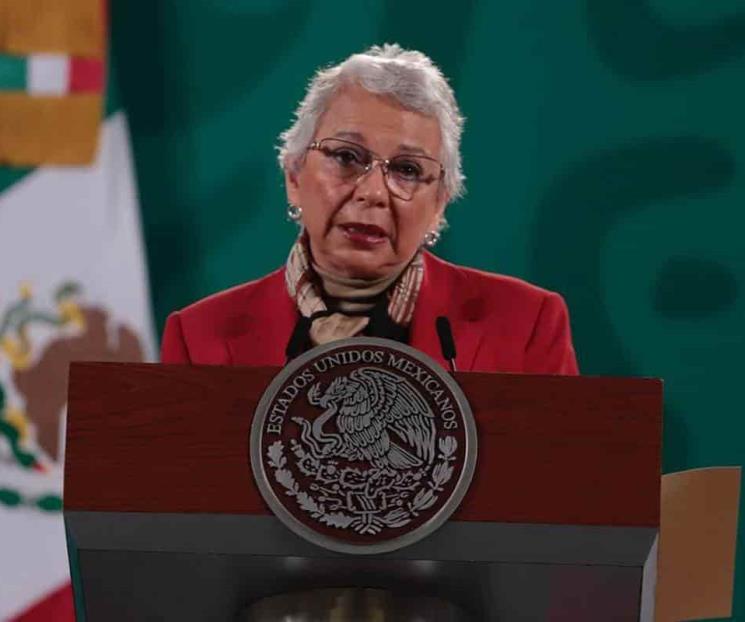 Sánchez Cordero agradece muestras de apoyo para AMLO