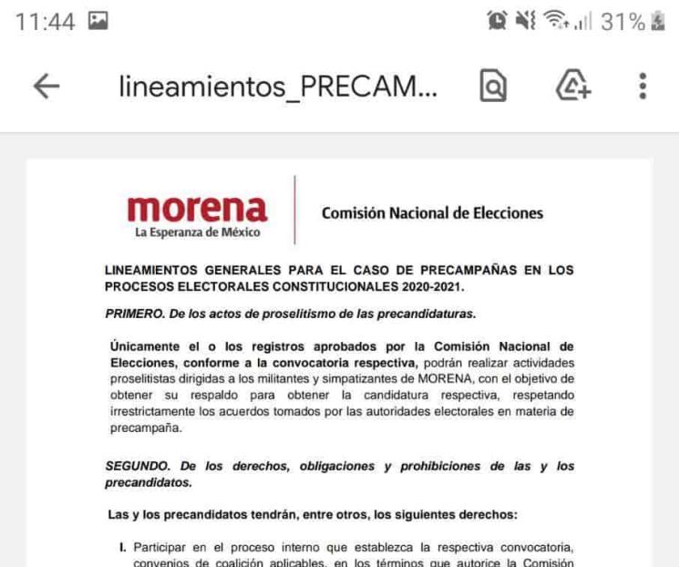 Lanza Morena convocatorias para alcaldías y diputaciones