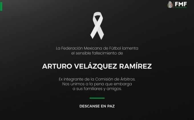 Muere exárbitro mexicano a causa del Covid Muere exárbitro mexicano a causa del Covid