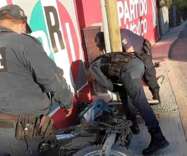 Muere motociclista en accidente vial