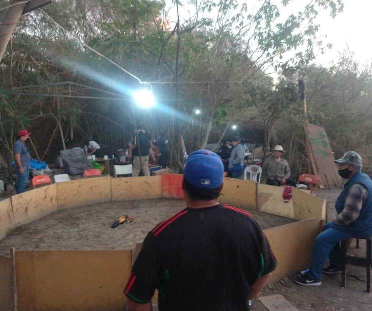 Detienen a 11 en palenque clandestino Detienen a 11 en palenque clandestino