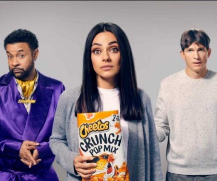 Mila Kunis y Ashton aparecerán en comercial de Cheetos Mila Kunis y Ashton aparecerán en comercial de Cheetos