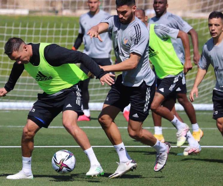 Ya entrenaron en Qatar