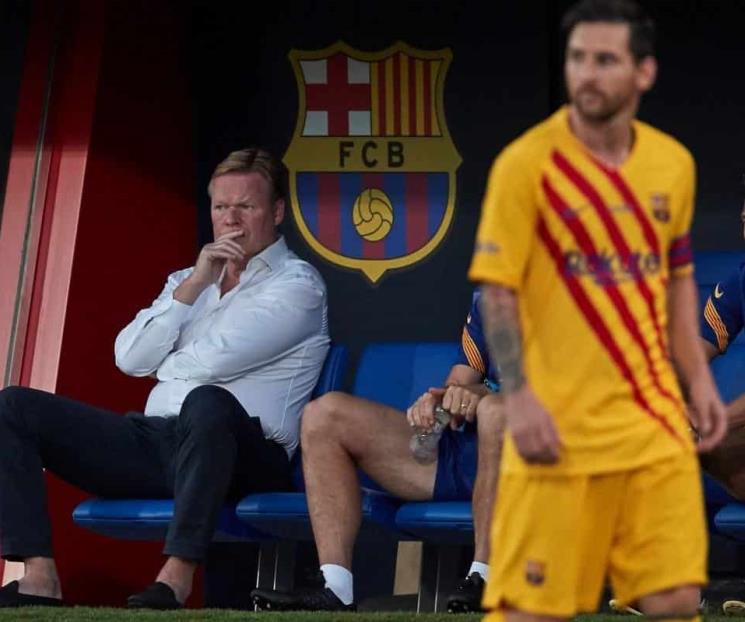 Insinúa Koeman complot en contra del Barça Insinúa Koeman complot en contra del Barça