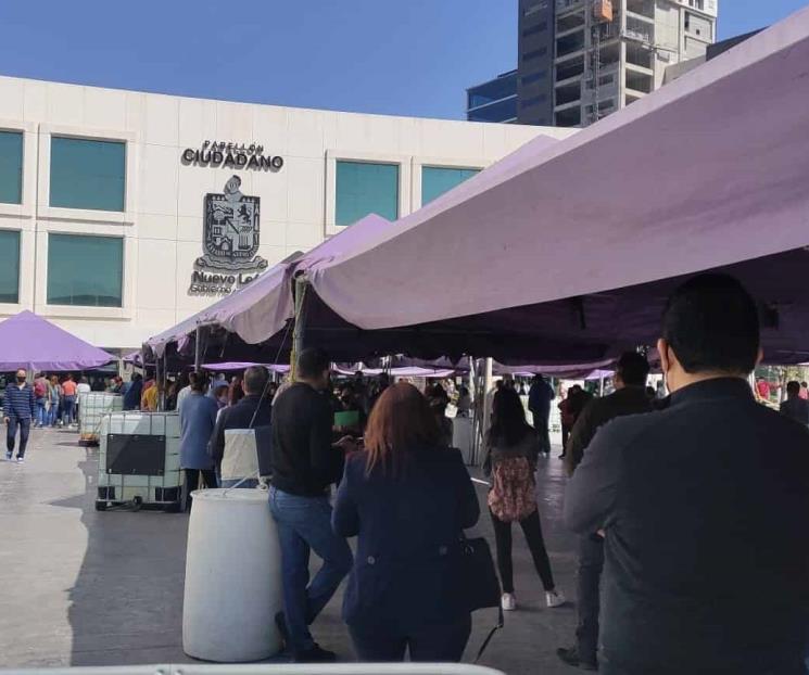 Registra Pabellón Ciudadano largas filas Registra Pabellón Ciudadano largas filas