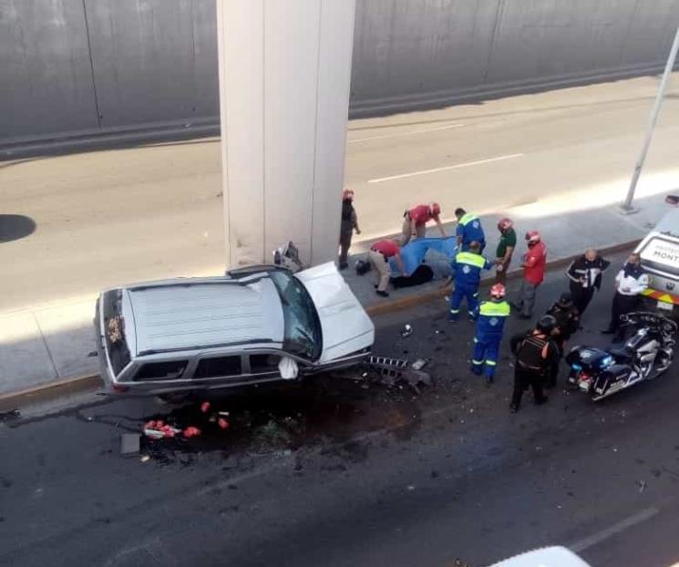 Muere conductor en estrellamiento Muere conductor en estrellamiento