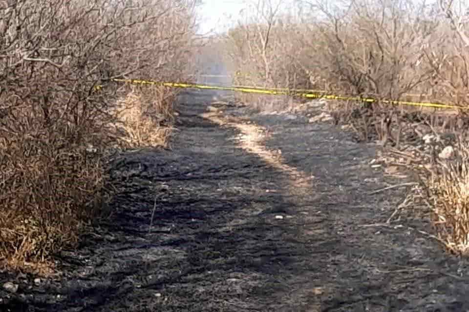 La muerte de un hombre encontrado calcinado en una brecha, pudo haber sido en forma accidental