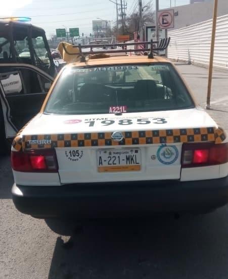 Localizan taxi utilizado en robos Localizan taxi utilizado en robos