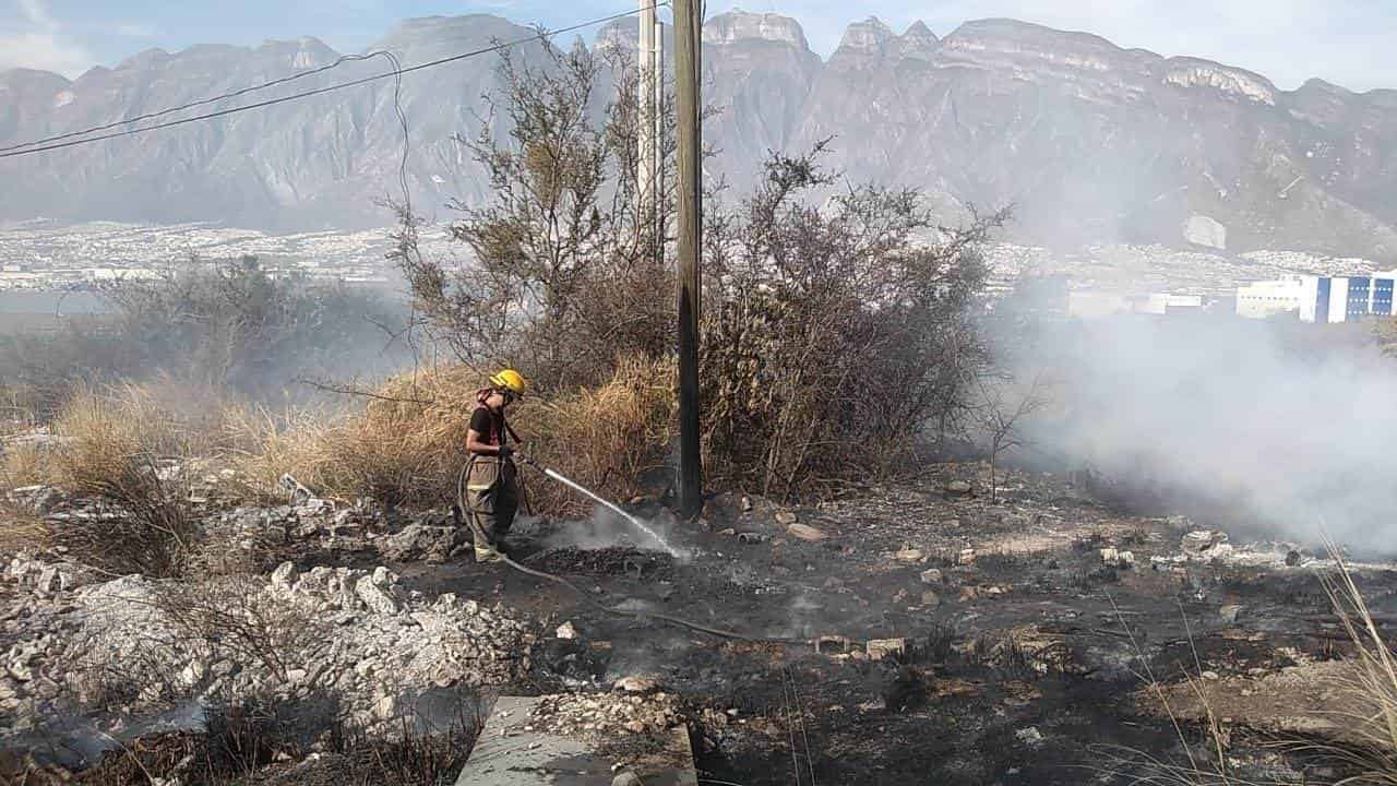 La ola de calor inusual para esta época, provocó una serie de incendios en predios baldíos