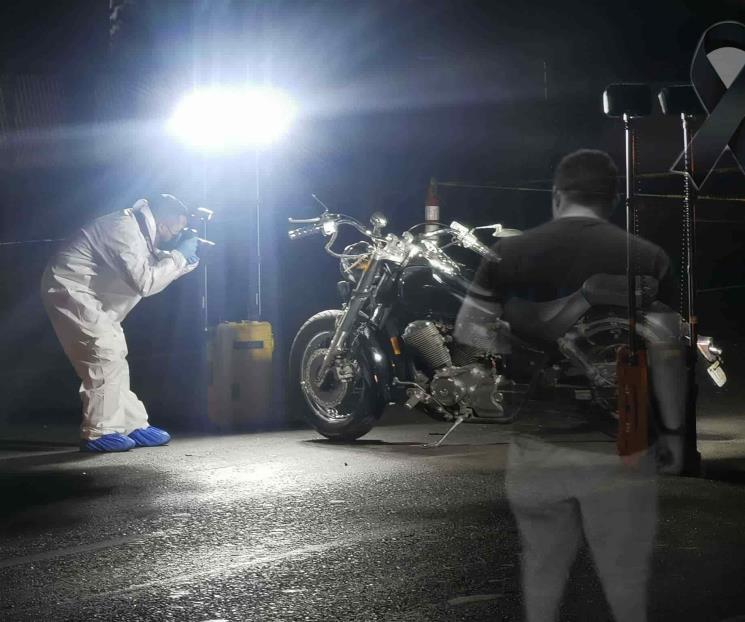 Lamentan muerte de motociclista Lamentan muerte de motociclista