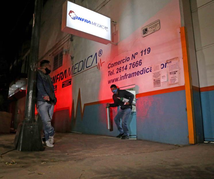 Sin importar la hora, la gente busca oxígeno Sin importar la hora, la gente busca oxígeno