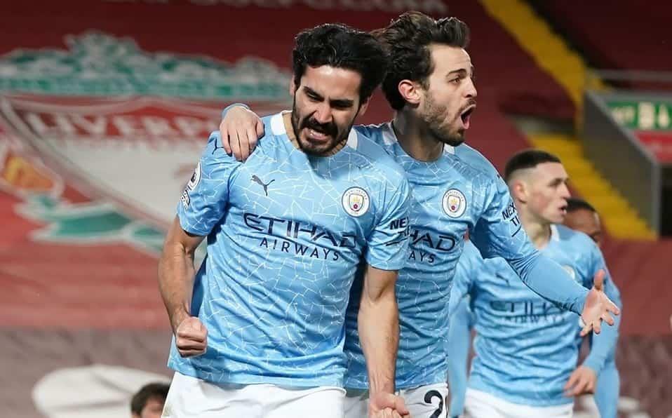 City golea de visita al Liverpool y es más líder que nunca City golea de visita al Liverpool y es más líder que nunca