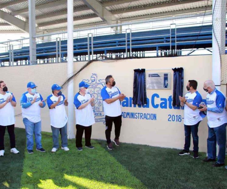 Inauguran parque de beisbol en SC Inauguran parque de beisbol en SC