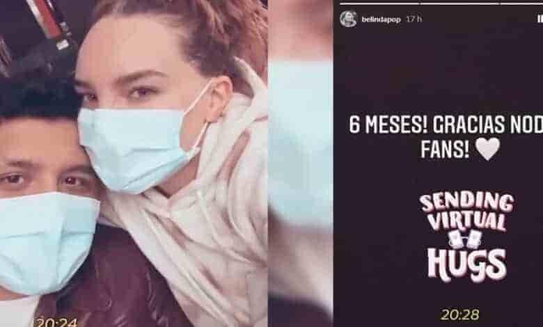 Se derriten de amor Belinda y Cristian Nodal